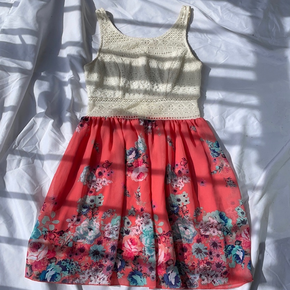 Flowy floral dress